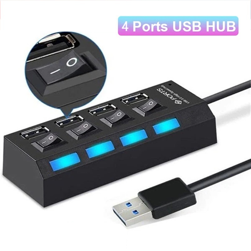 Multi Port Usb Hub - موزع USB 4 في 1 مع