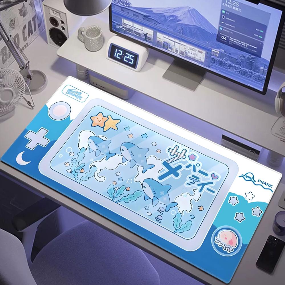 Office Desk Tech Accessories - لوحة ماوس لطيفة لحفلات القرش كبيرة