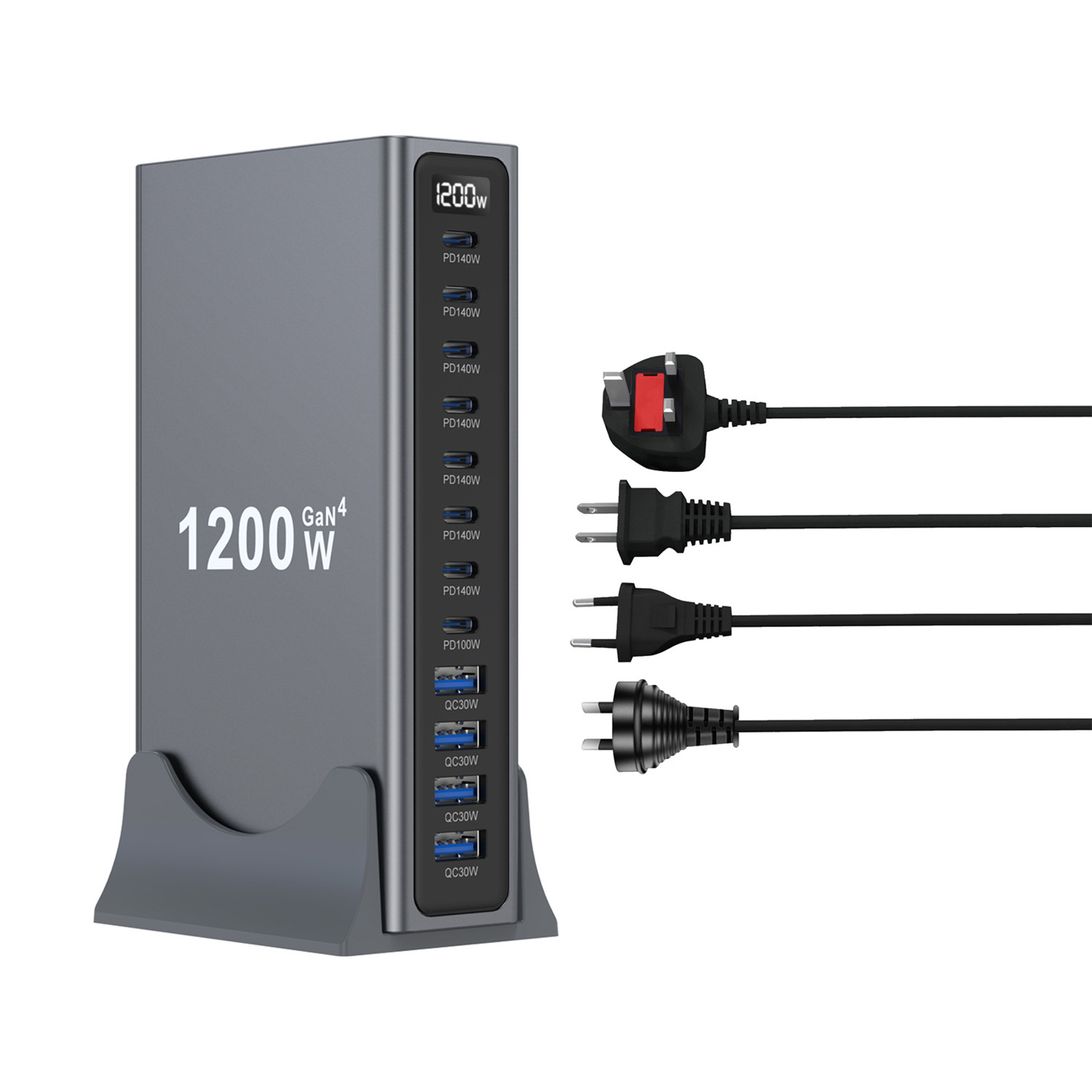 محطة شحن مكتبية جديدة متعددة ا - مراجعة Multi Port Usb Hub وسعره