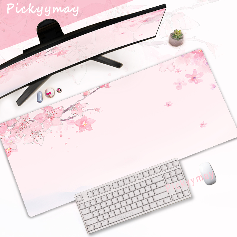 أزهار الكرز الوردي لوحة الماوس - مراجعة Office Desk Tech Accessories وسعره
