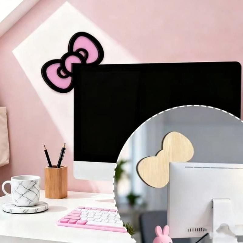 جديد 1/2 قطعة زينة شاشة كمبيوت - مراجعة Office Desk Tech Accessories وسعره