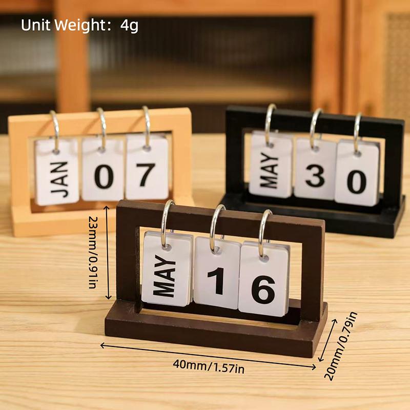 【M】تقويم مكتبي صغير للزينة، طق - مراجعة Office Desk Tech Accessories وسعره