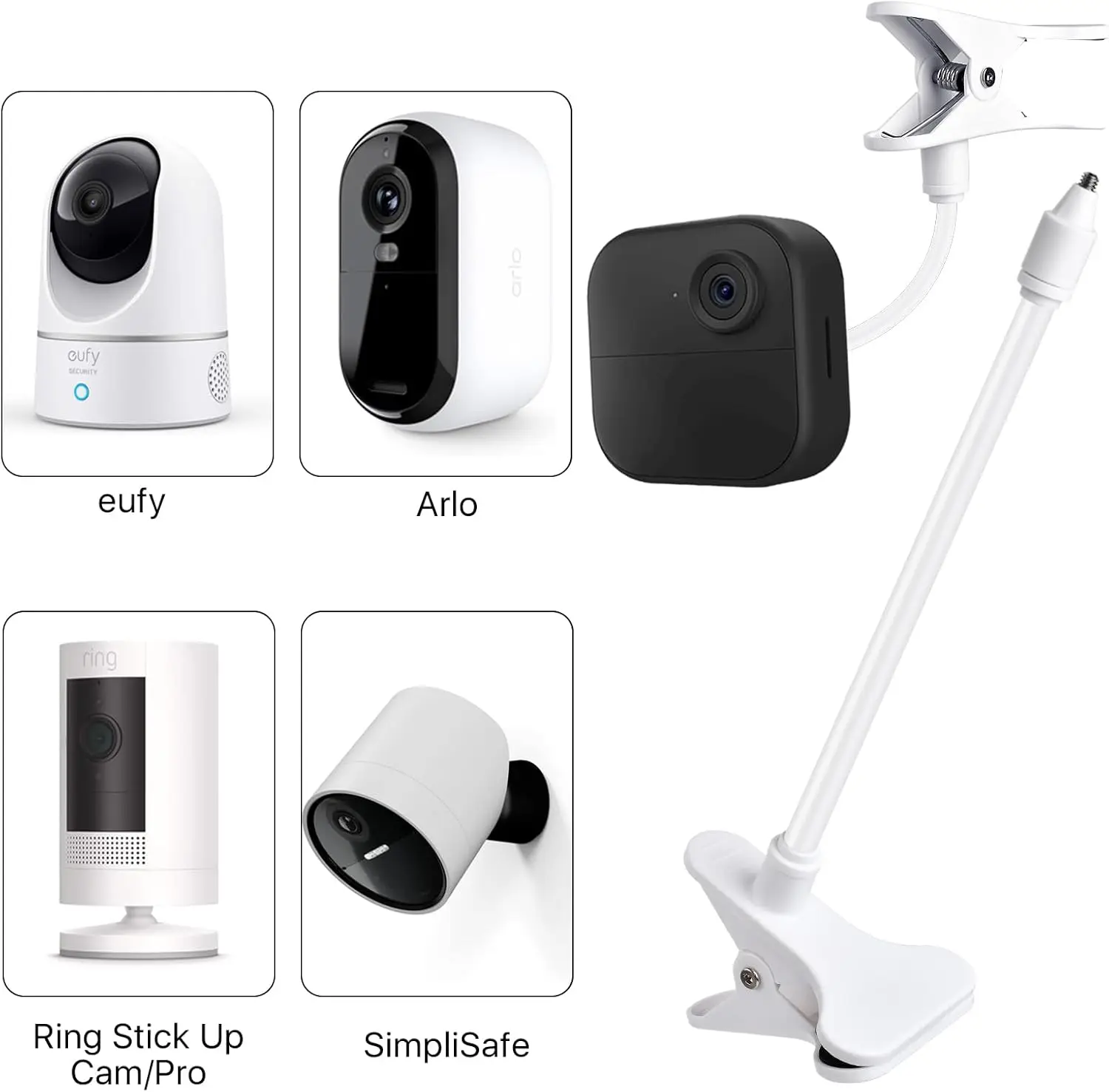 41 سنتيمتر/25 سنتيمتر العالمي  - مراجعة Webcam Stand Clip وسعره