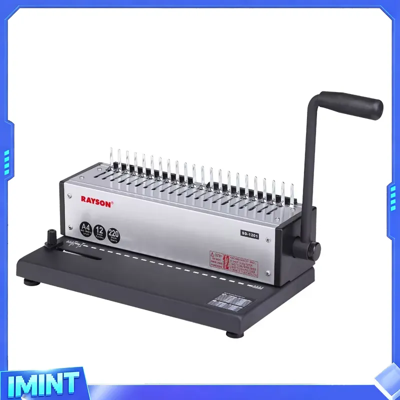 آلة تجليد الكتب بالحلقات المطا - مراجعة Binding Machine Comb وسعره