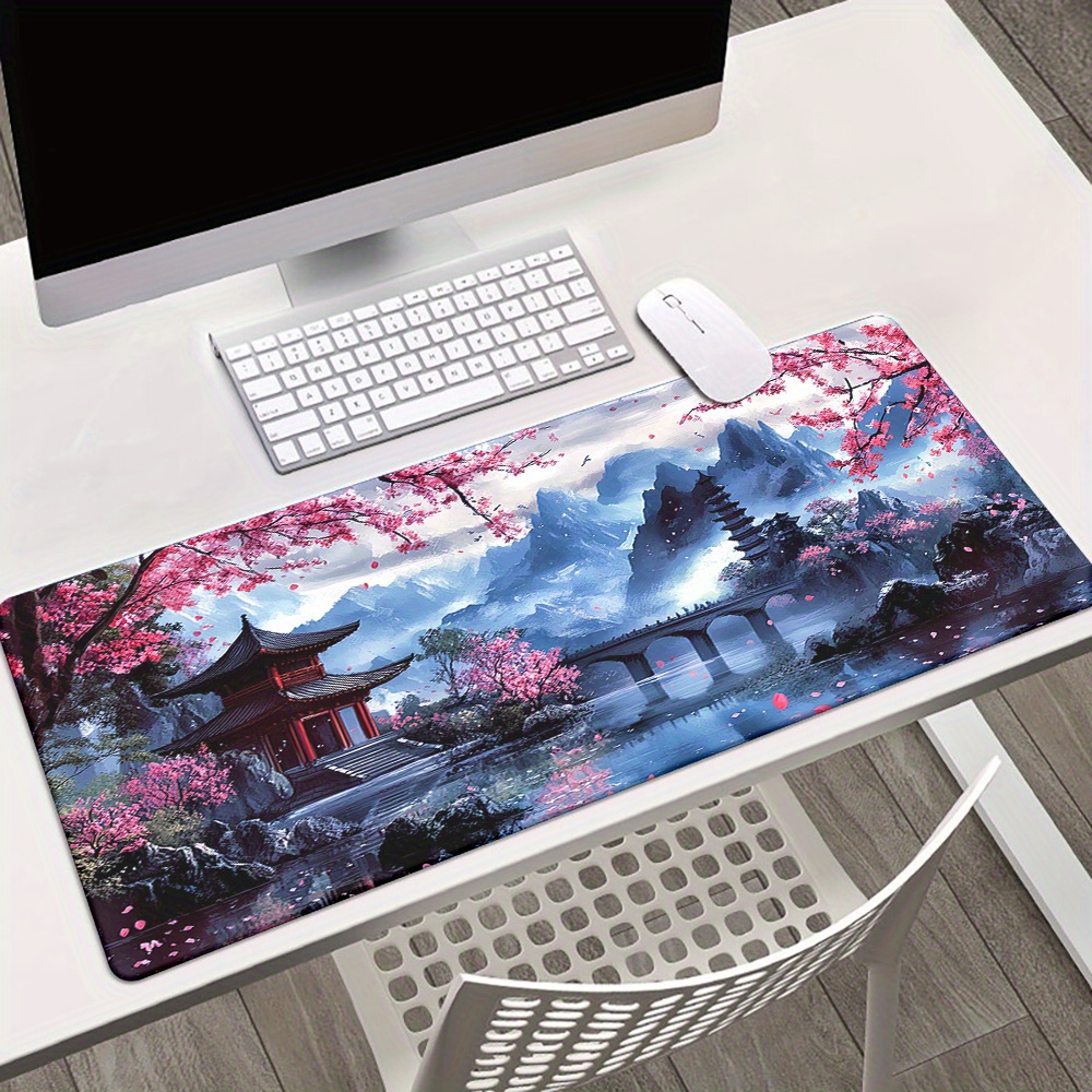 لوحة ماوس بتصميم زهر الكرز ورس - مراجعة Office Desk Tech Accessories وسعره