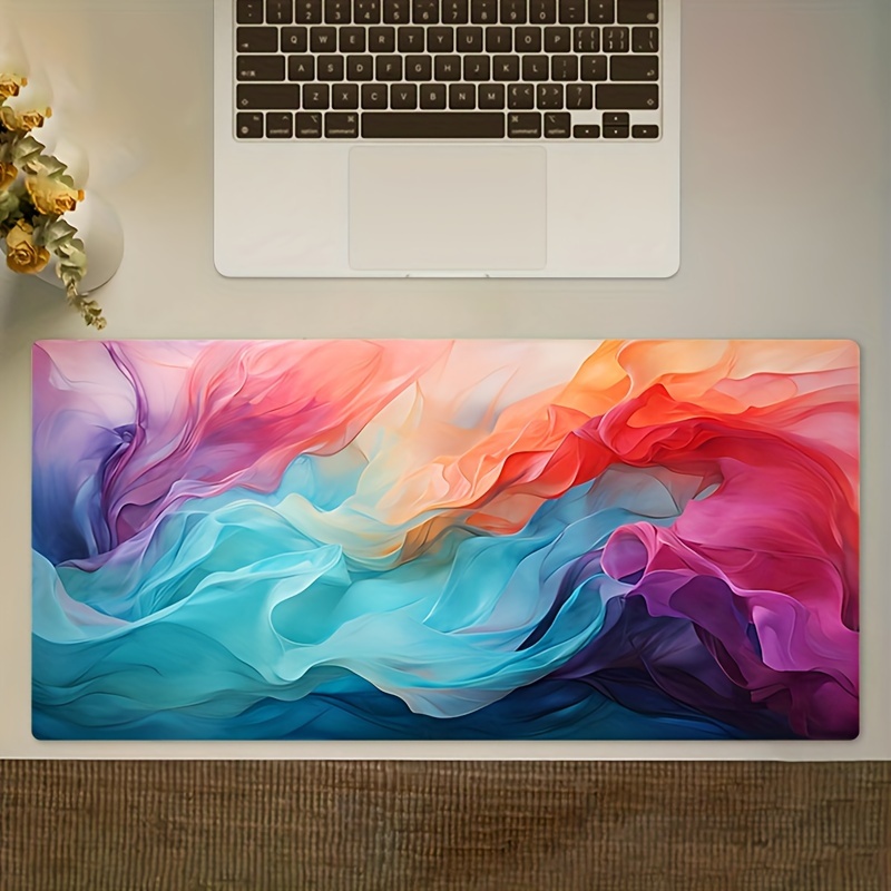 سجادة ماوس كبيرة بتصميم تجريدي - مراجعة Office Desk Tech Accessories وسعره