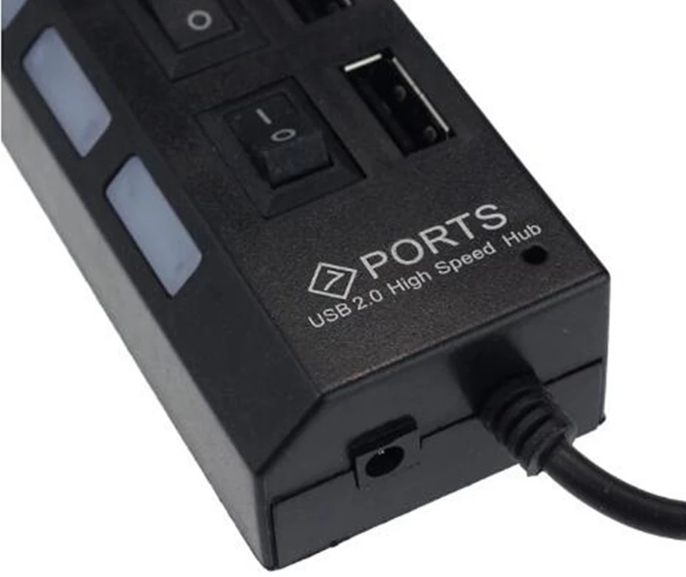 موزع USB 2.0 بـ 7 منافذ لأجهزة - مراجعة Multi Port Usb Hub وسعره