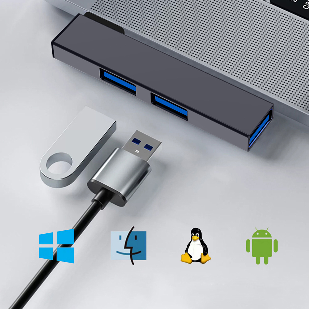 محطة توصيل USB 3 في 1، OTG USB - مراجعة Multi Port Usb Hub وسعره