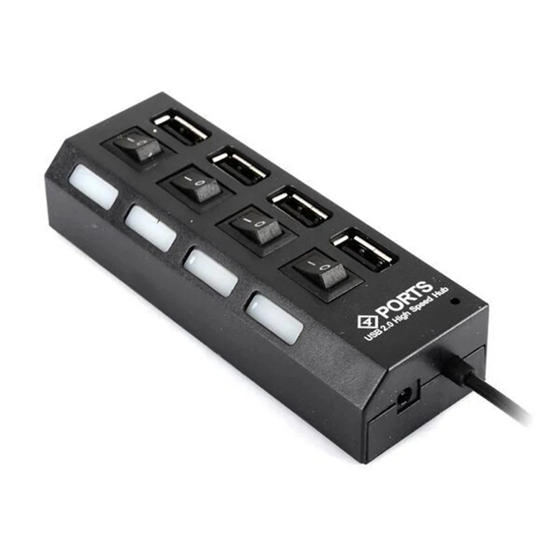 موزع USB 4 في 1 مع مفتاح تشغيل - مراجعة Multi Port Usb Hub وسعره