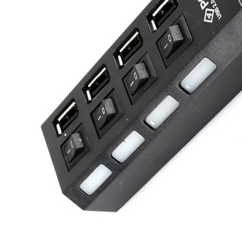 موزع USB 4 في 1 مع مفتاح تشغيل - مراجعة Multi Port Usb Hub وسعره