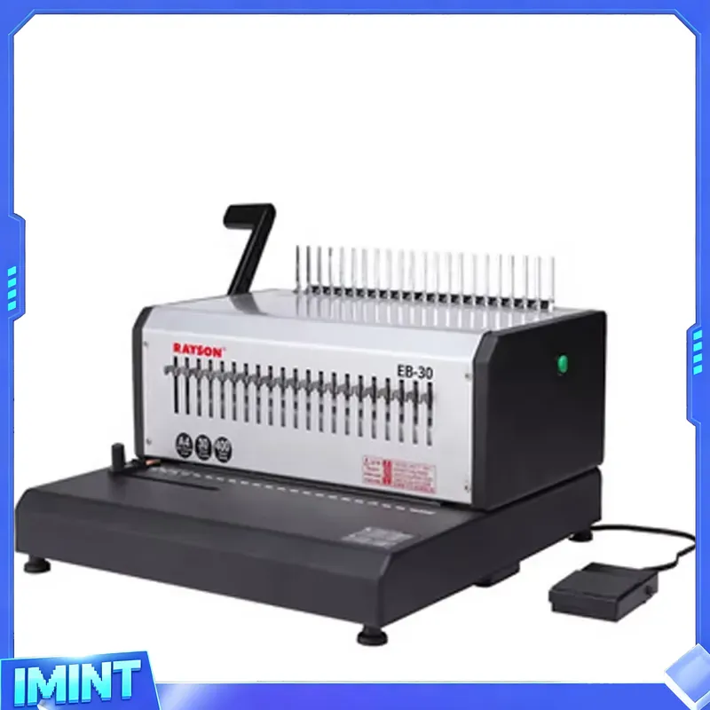 آلة تجليد الورق الكهربائية RAY - مراجعة Binding Machine Comb وسعره